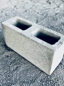 Bloco de vedação. 14L x 19A x 39C