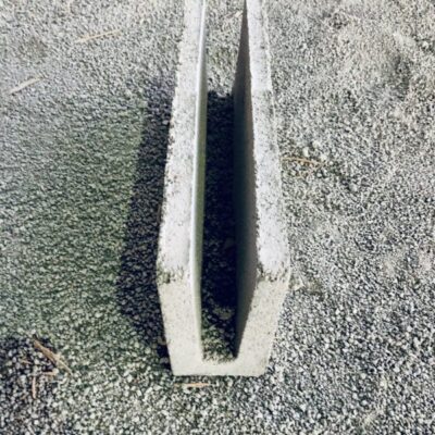 Canaleta de concreto 12 L x 19A x 39C
